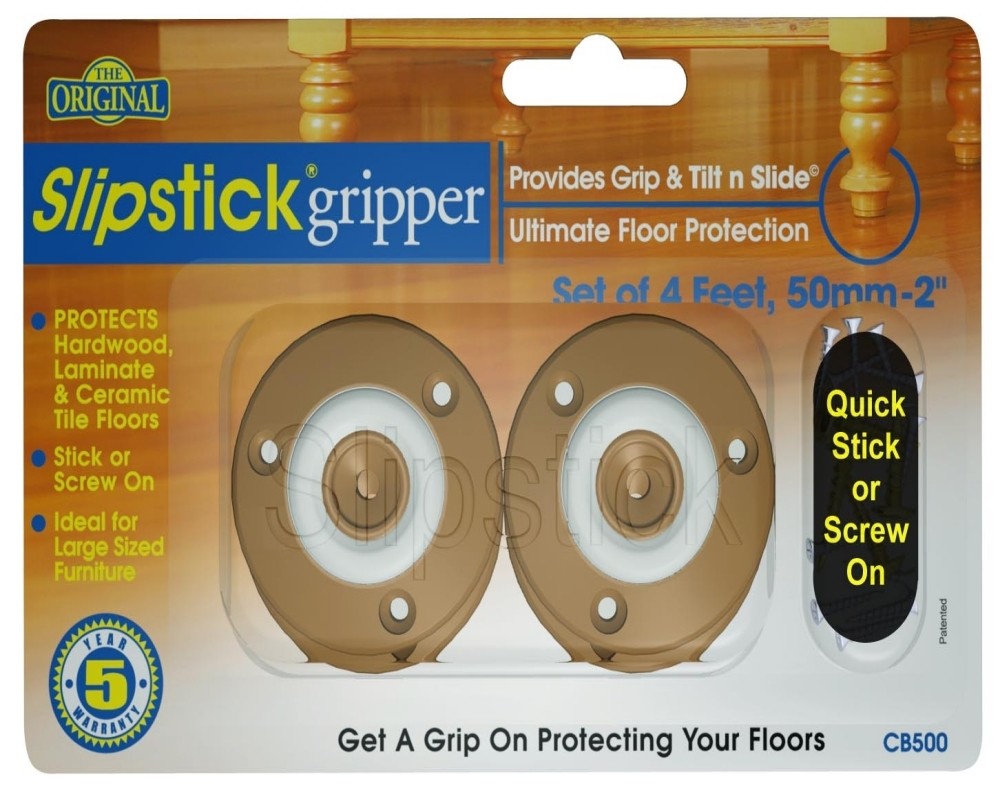 Slipstick CB500 50mm Foot Caramel Pkt 4