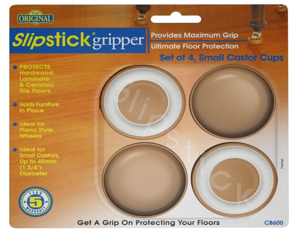 Slipstick CB600 Small Castor Cup Caramel