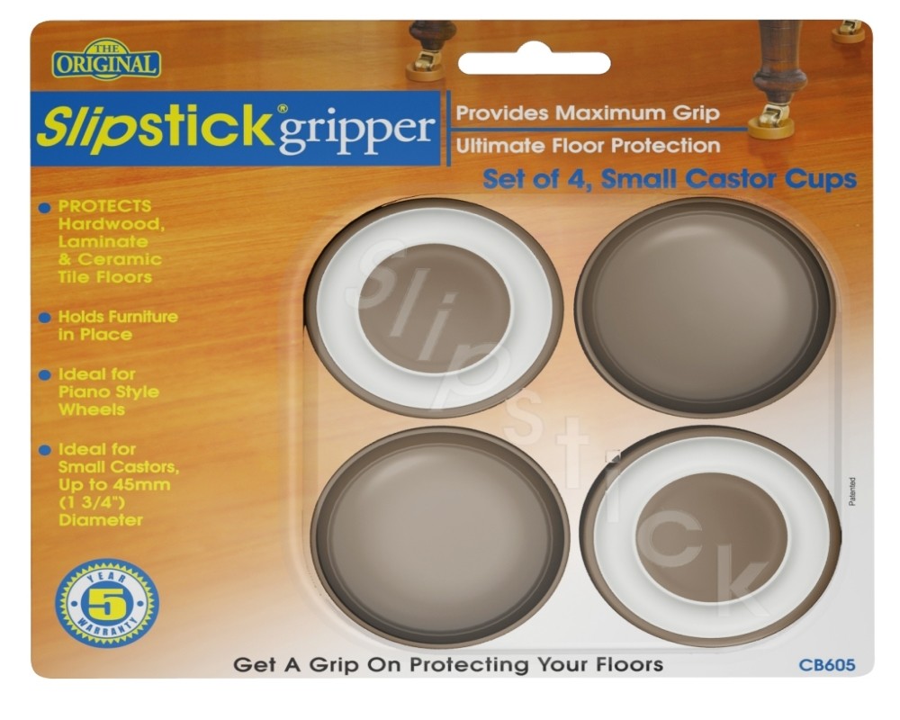 Slipstick CB605 Small Castor Cup Chocolate