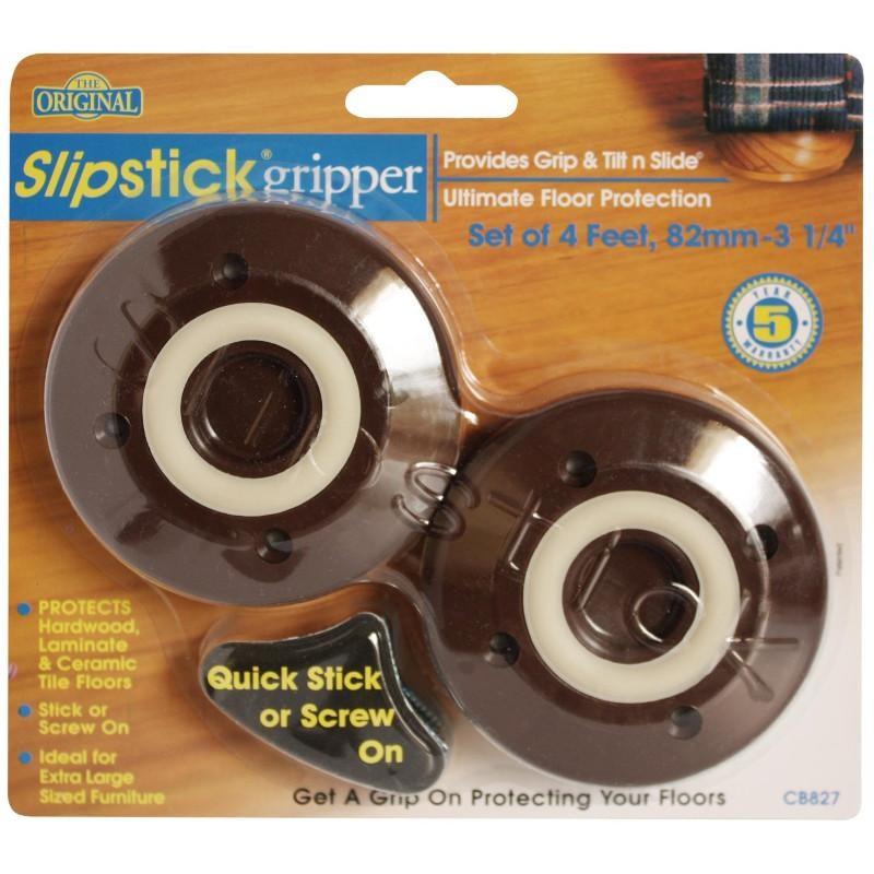 Slipstick CB827 82mm Foot Chocolate Pkt 4