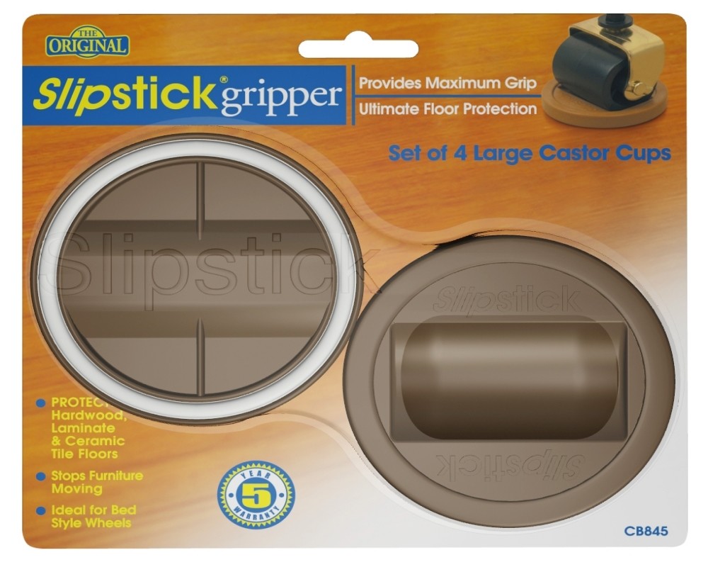 Slipstick CB845 Large Castor Cup Chocolate