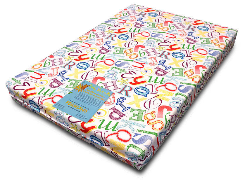 Baby Butterfly Bassinett ABC Mattress 100mm covered