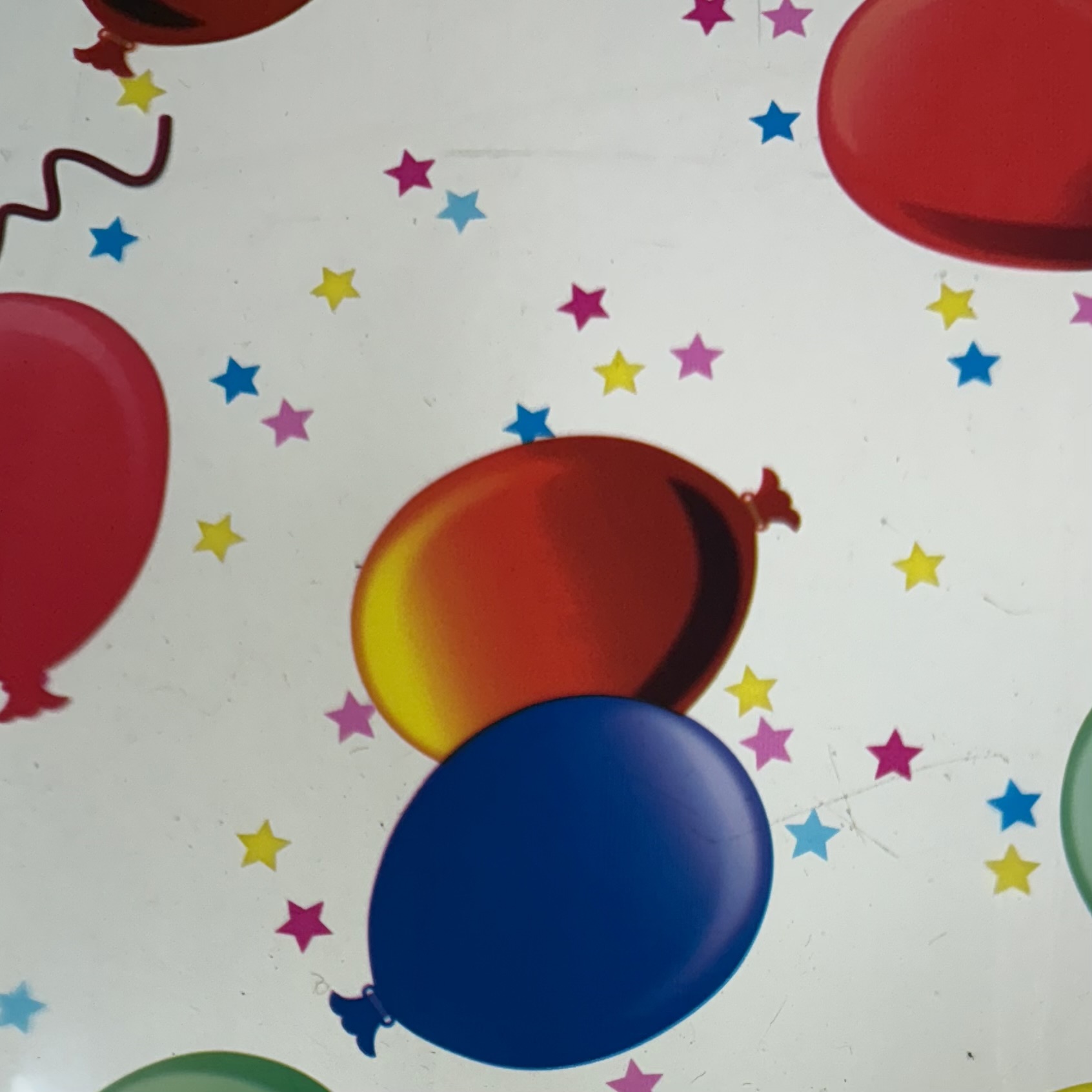 Birthday Table Top Plastic Clearance